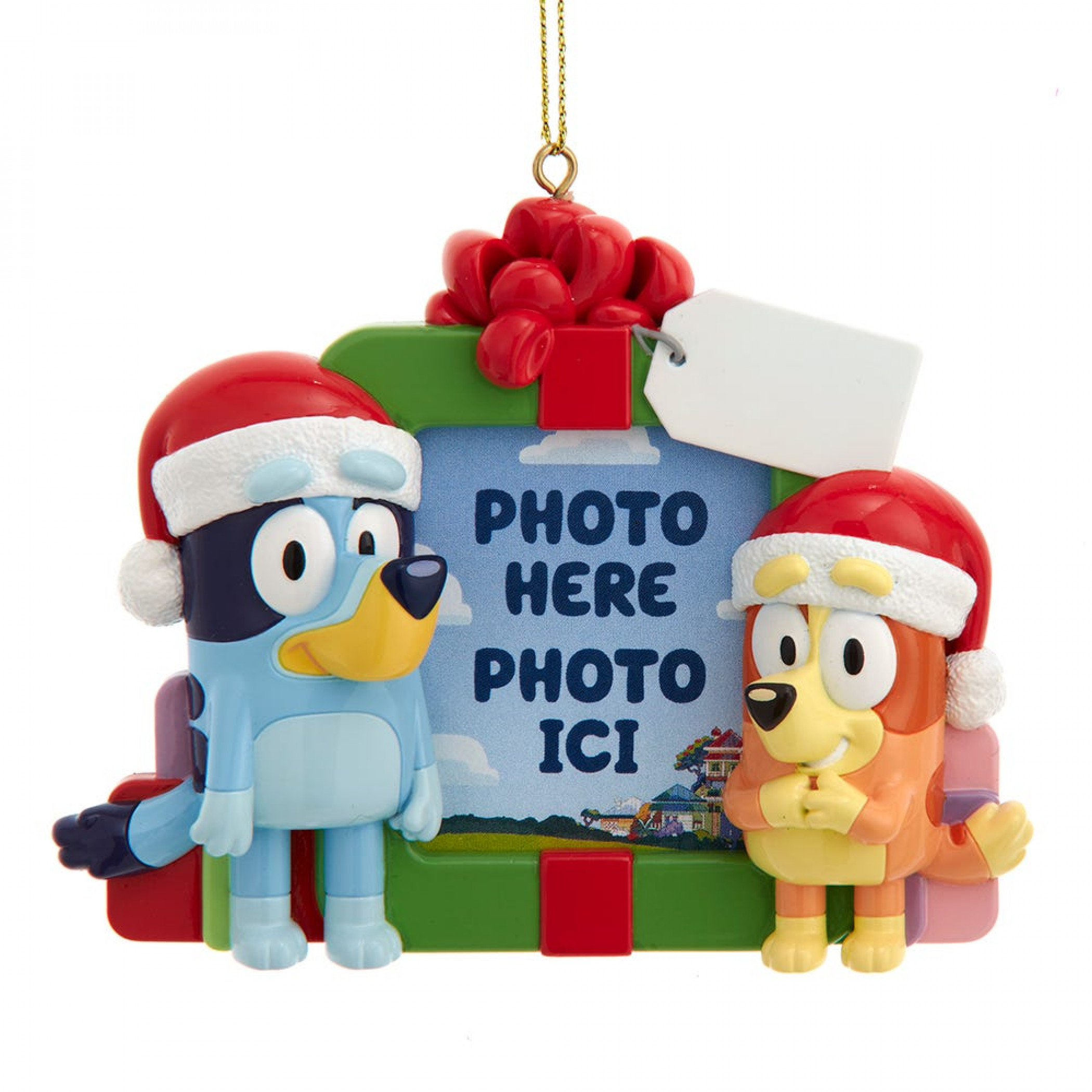 Bluey and Bingo Picture Frame Christmas Gift Ornament